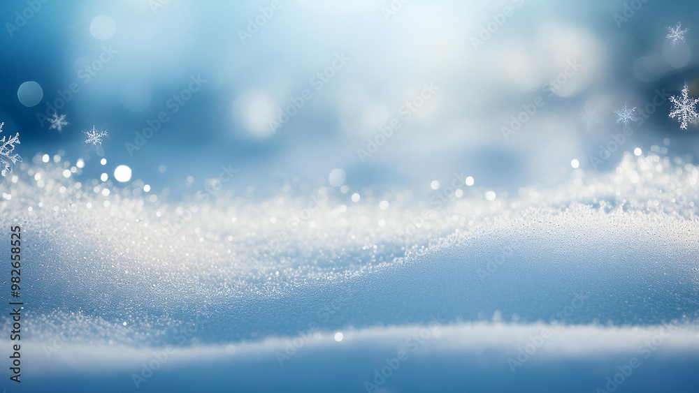 custom made wallpaper toronto digitalSnowy night, beautiful snow, sparkling, glitter, white, silver, snowscape