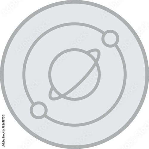 Orbit Vector Icon Design