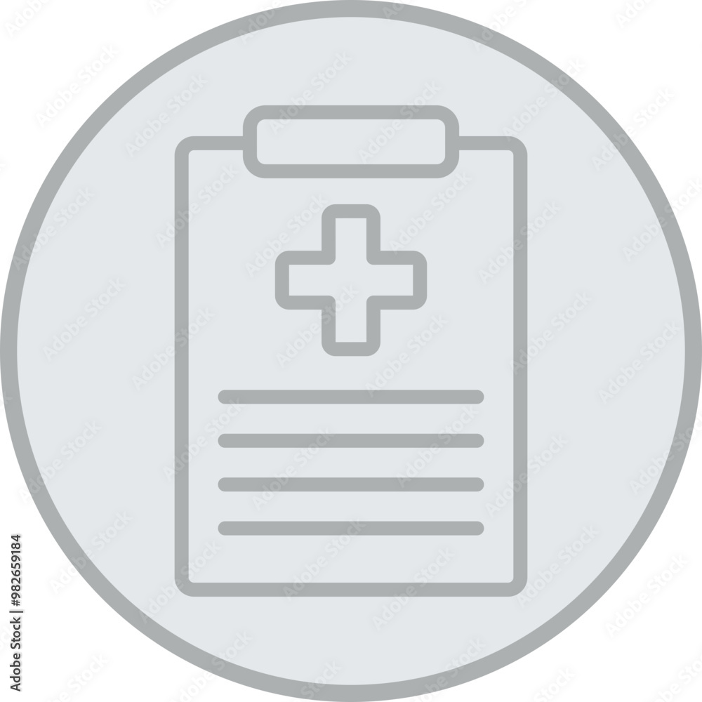 Health Report Vector Icon Design Health Report Vector Icon Design