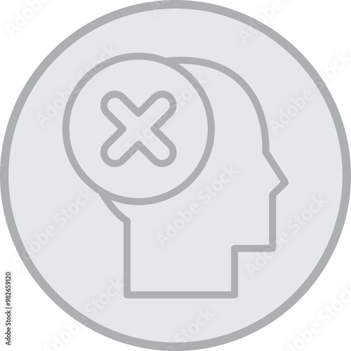 Emptiness Vector Icon Design