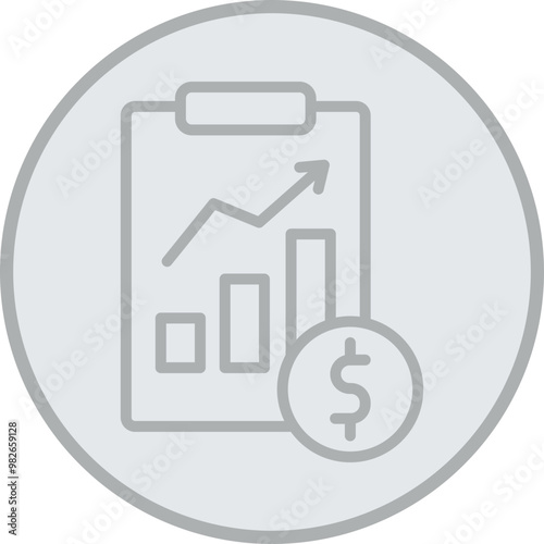 Valuation Vector Icon Design