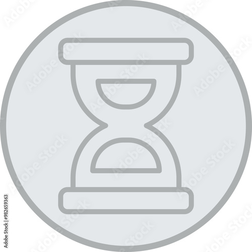 Hourglass Vector Icon Design