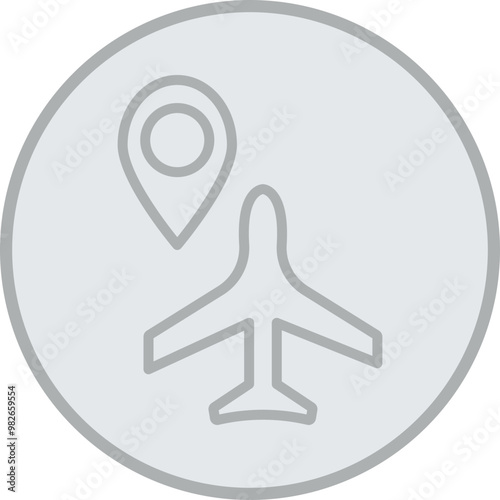 Sharp Bend Vector Icon Design