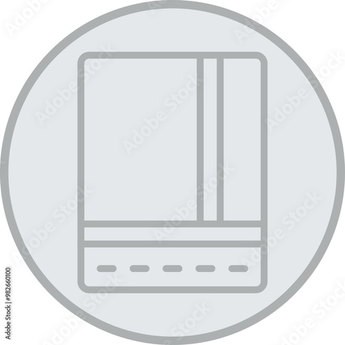 Towel Vector Icon Design