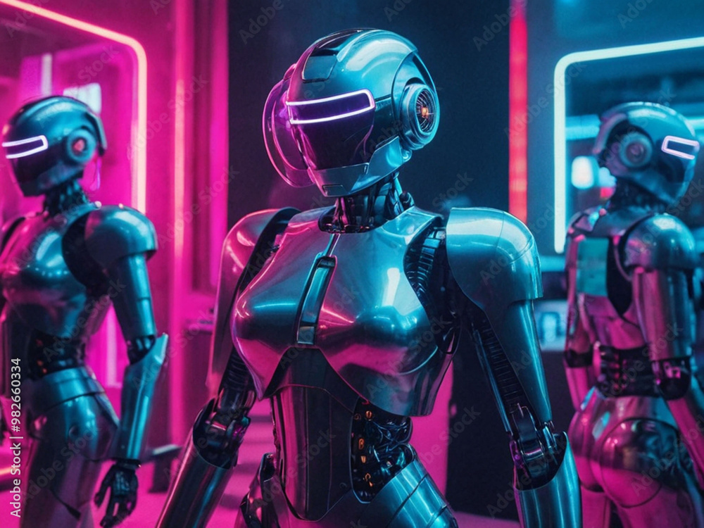 Fototapeta premium Future intelligent robot