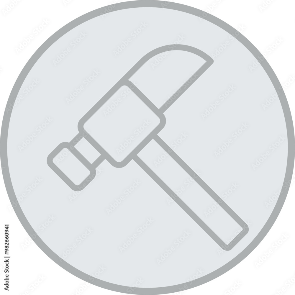 Hammer Vector Icon Design Hammer Vector Icon Design