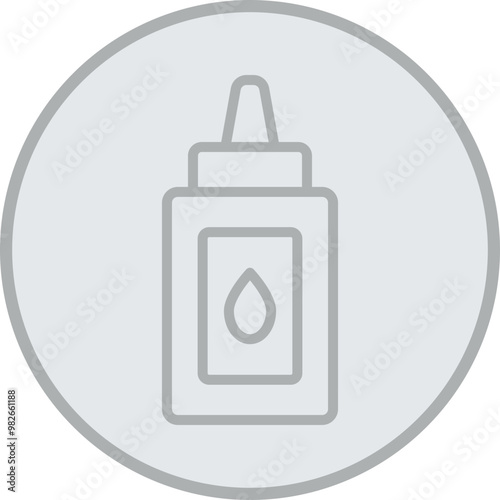 Liquid Glue Vector Icon Design