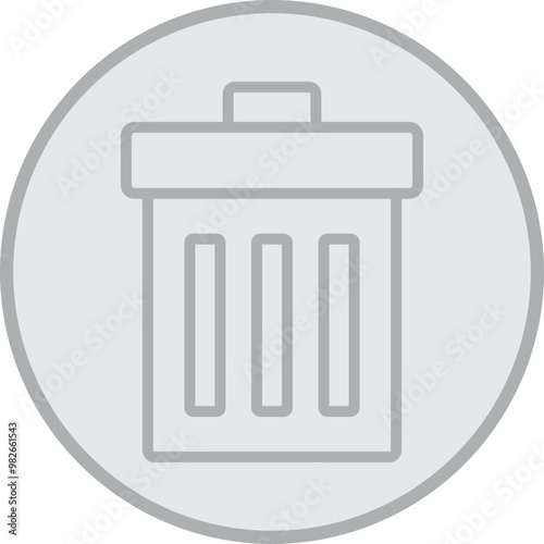Trash Vector Icon Design