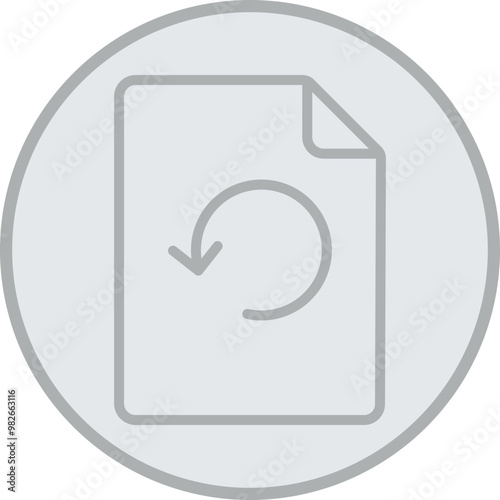 File Backup Vector Icon Design