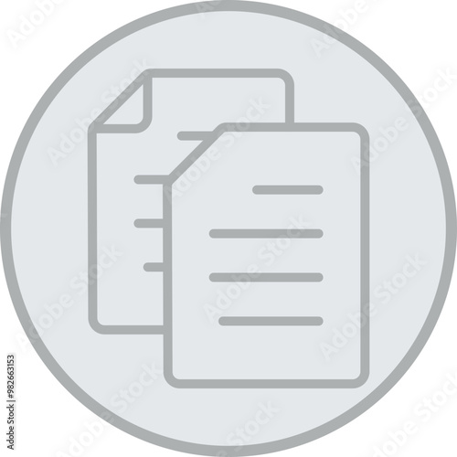 File Copy Vector Icon Design