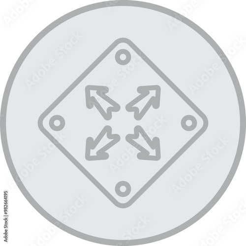 Resize Vector Icon Design