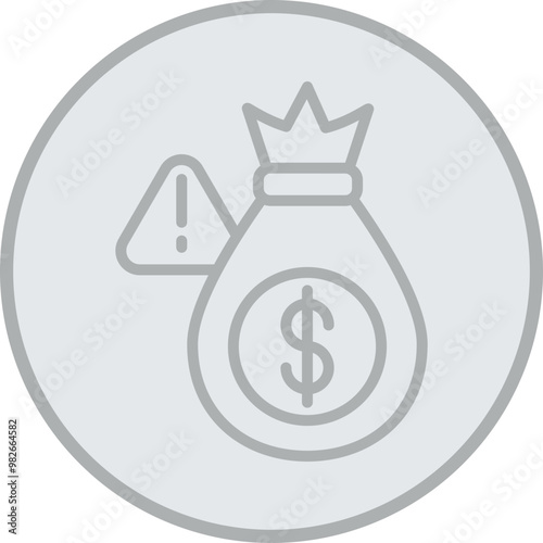 Risk Investment Icon Design