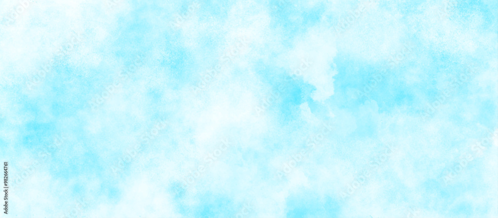 Natural and cloudy fresh blue sky background, shiny and soft sky blue watercolor texture, blurred and grainy Blue powder explosion on white background, Classic hand painted Blue watercolor background. Natural and cloudy fresh blue sky background, shiny and soft sky blue watercolor texture, blurred and grainy Blue powder explosion on white background, Classic hand painted Blue watercolor background.