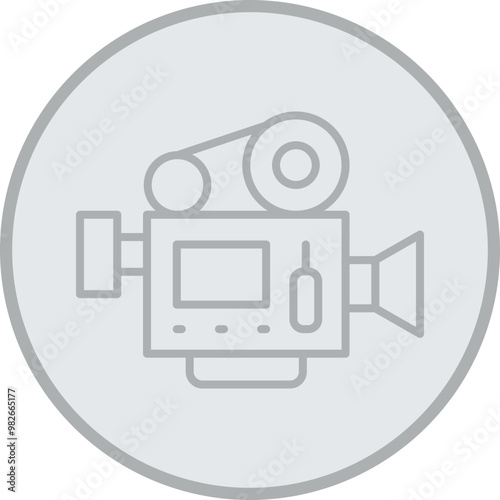 Movie Camera Icon Design