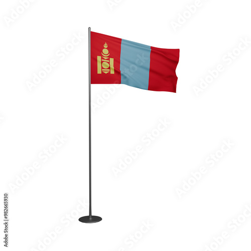 Mongolia flag 3