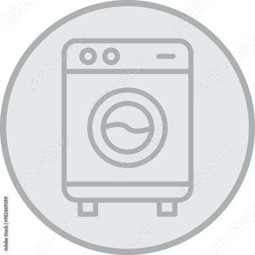 Washing Machine Icon Design