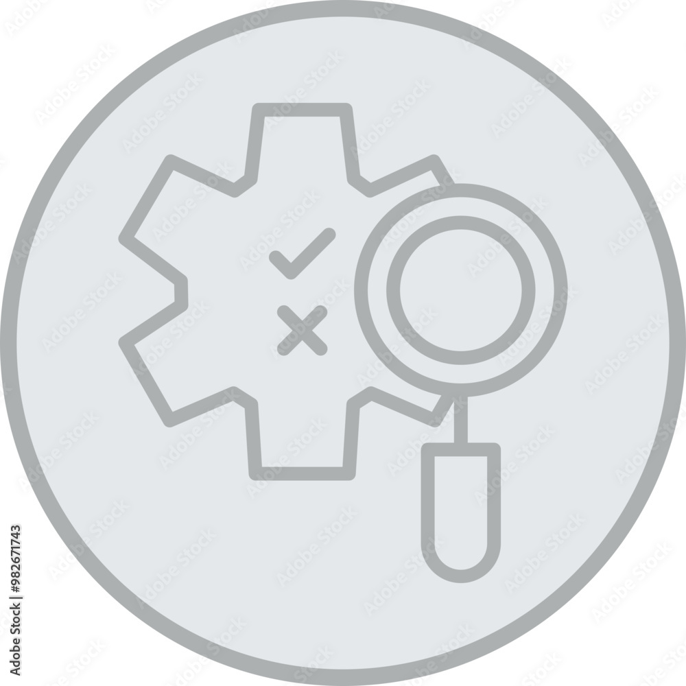 Boolean Search Vector Icon Design Boolean Search Vector Icon Design