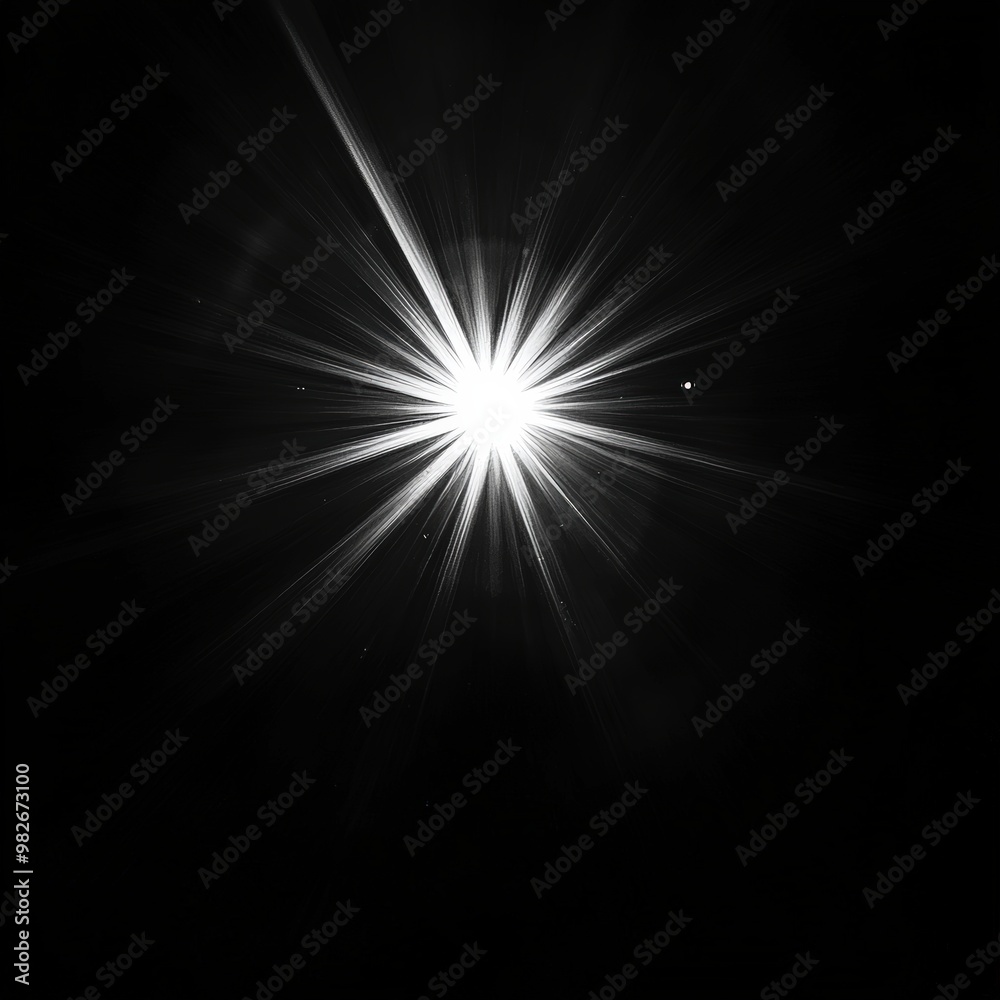 Fototapeta premium Bright light bursts