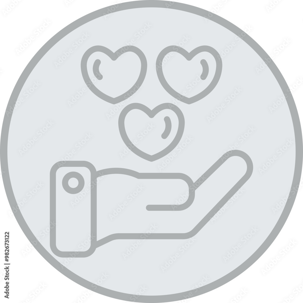 Loving Vector Icon Design