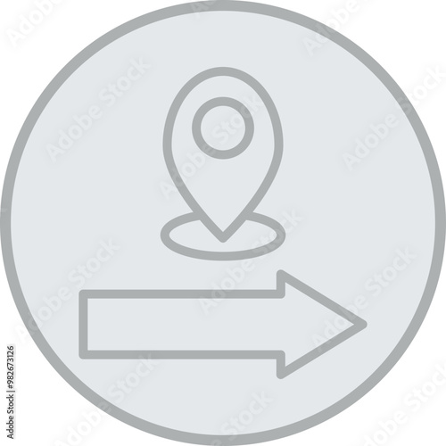 Let Go Vector Icon Design