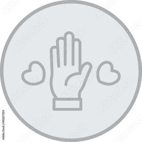 Hand Vector Icon Design