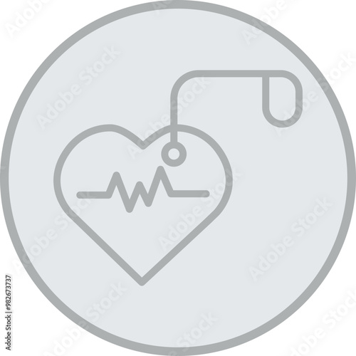 Pacemaker Vector Icon Design