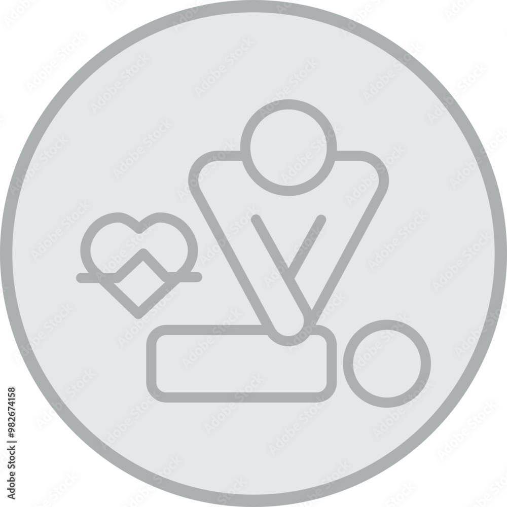Cpr Vector Icon Design Cpr Vector Icon Design