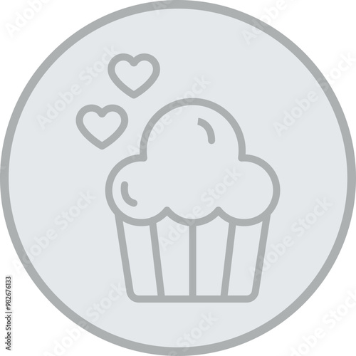 Cupcake Icon Design