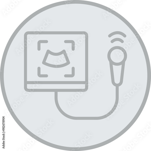 Ultrasonography Icon Design