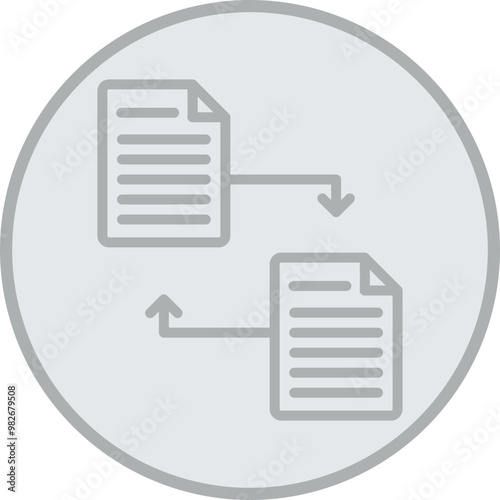 Files Exchange Icon Design photo