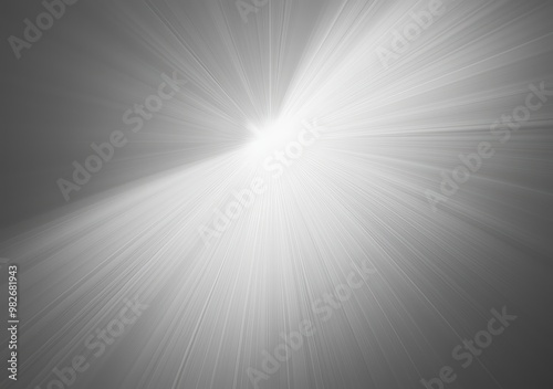 Abstract light rays burst