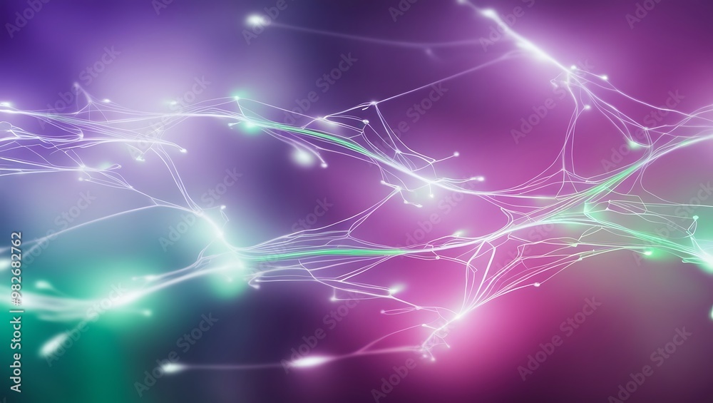 Abstract & science technology background. Network, particle illustration Abstract & science technology background. Network, particle illustration