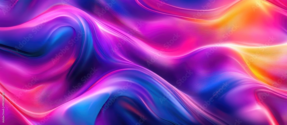 Surreal 2d background featuring flowing wavy lines Surreal 2d background featuring flowing wavy lines