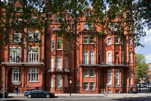 Photography London, UK, May 3 2009, Victorian Red Brick Building by John James Stevenson, Ke