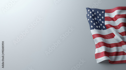 banner design, usa flag, usa election banner with ample copy space, memorial day, independence day concept