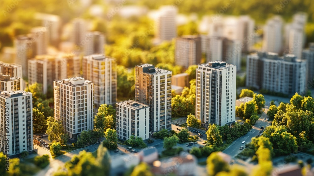 Obraz premium Real estate investment can contribute to community development, urban regeneration, and economic