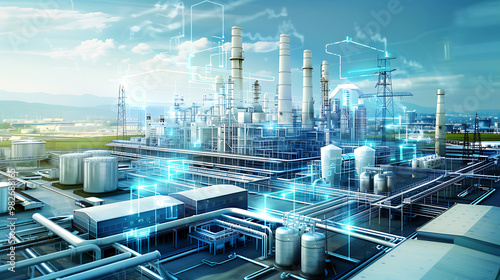 Wallpaper Mural holographic factory Torontodigital.ca