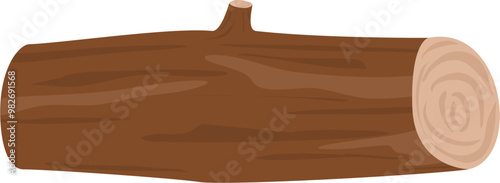 Log and trunk illustration 