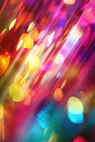 Abstract colorful lights