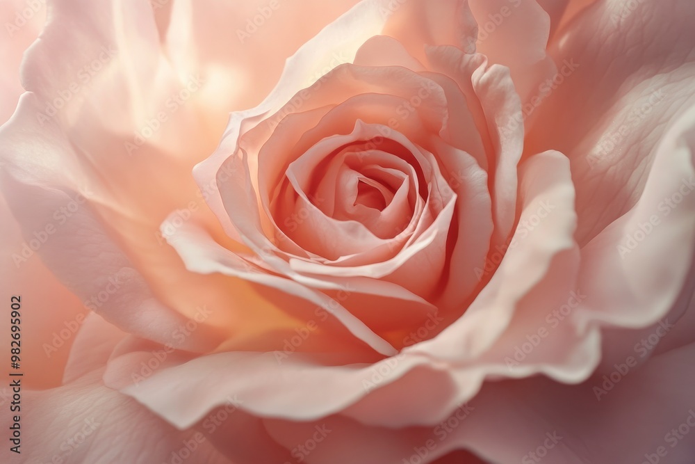 Rose of closeup in autumn/ Pale pink , ai Rose of closeup in autumn/ Pale pink , ai