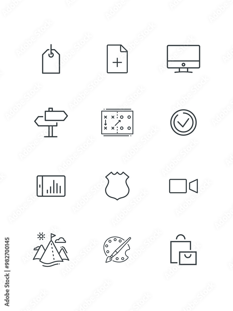 Finance editable stroke line icon set, set of icons for web design, vector illustration Finance editable stroke line icon set, set of icons for web design, vector illustration