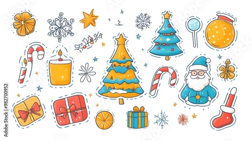 Festive Christmas and Holiday Elements