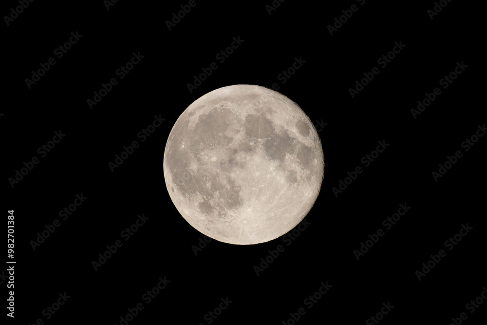 Obraz premium Full moon at night