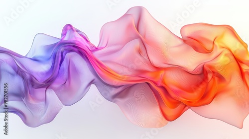 Abstract colorful flow