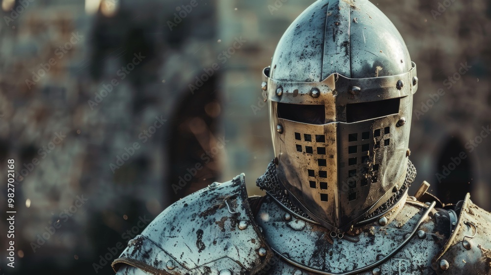 person in medieval armor person in medieval armor