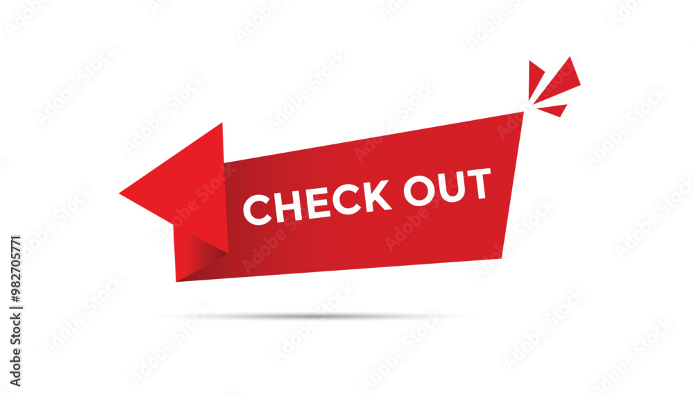 Check out button web banner templates. Vector Illustration
Check out button web banner templates. Vector Illustration