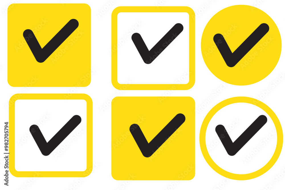 Check vector icon set. checkmark vector icon. accept, verify or done check mark sign. right checkbox button suitable for apps and websites UI designs. Check vector icon set. checkmark vector icon. accept, verify or done check mark sign. right checkbox button suitable for apps and websites UI designs.