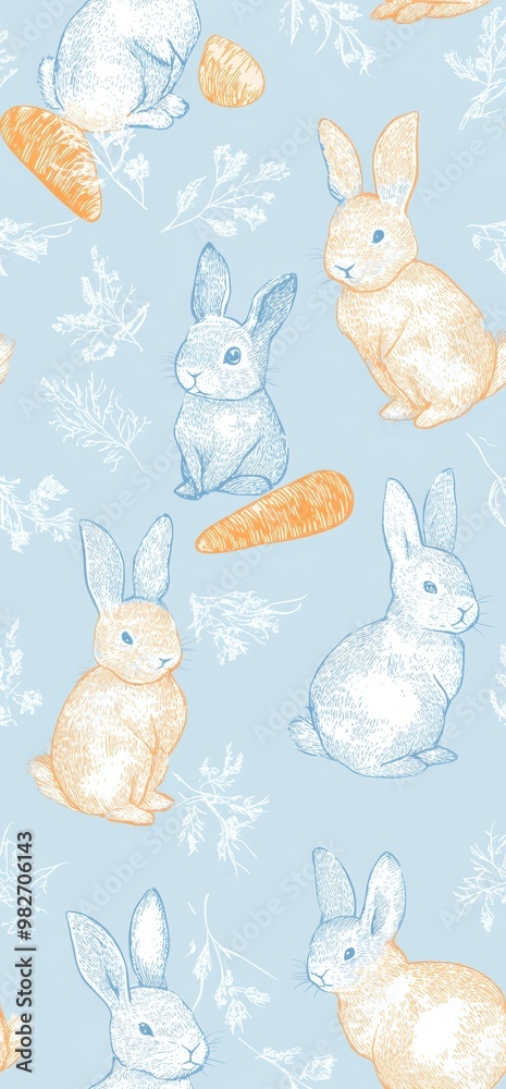 Bunny Pattern. Bunny Pattern.