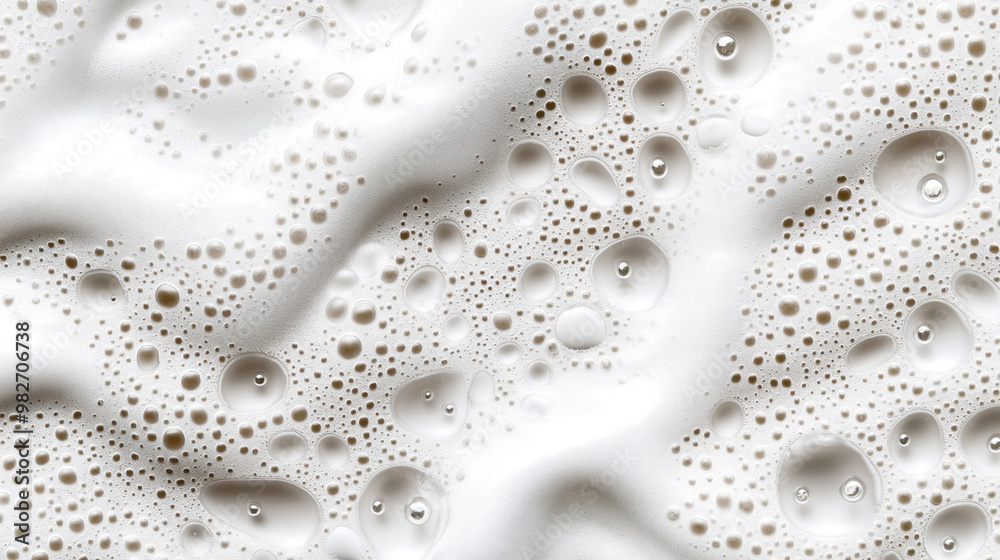 Close-up view of numerous bubbles and foam texture, possibly from soapy water or a similar liquid forming an abstract pattern. Close-up view of numerous bubbles and foam texture, possibly from soapy water or a similar liquid forming an abstract pattern.