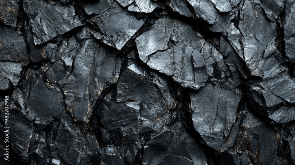 Black coal background showing the rough texture of the fossil fuel Black coal background showing the rough texture of the fossil fuel